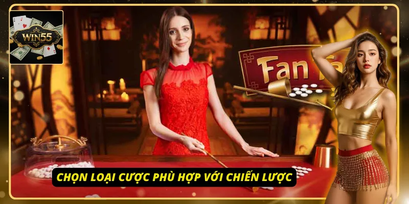 Người chơi chọn loại cược phù hợp khi tham gia