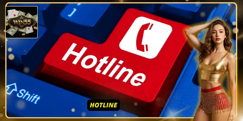 Truy cập website của WIN55 để lấy thông tin liên hệ